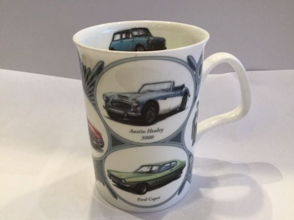 Porzellan Becher (Autos)