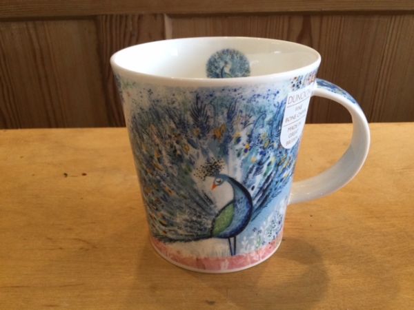Porzellan Tasse Lomond Pfau