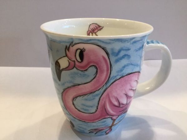 Porzellan Tassen Modell Nevis (Flamingo)