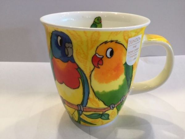 Porzellan Tassen Modell Nevis (kleiner Papagei)